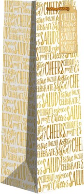 JAM Paper Festivities Wine Gift Bags, Multicolored, 120/Pack (526BXBT6581)