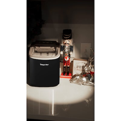 Magic Chef Countertop Ice Maker, Black (MCIM27B)