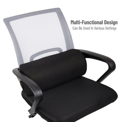 Mind Reader Ergonomic Foot Rest, Black (FTFOAM-BLK)