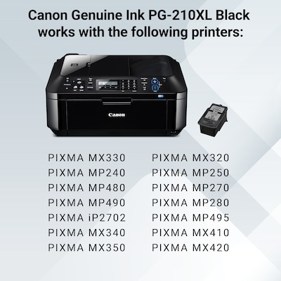 Canon PG-210 XL Black High Yield Ink Cartridge (2973B001)
