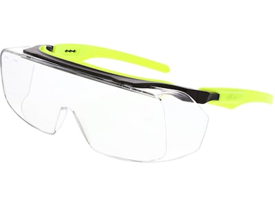 MCR Safety Klondike OTG Anti-Fog Safety Glasses, Over the Glasses, Clear Lens (OG220PF420)