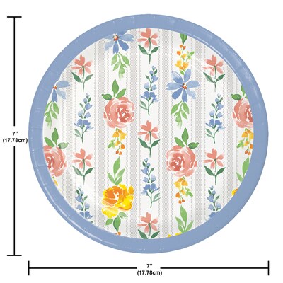 Creative Converting Cottage Easter Bunny Tableware Kit, Serves 8 (DTC9199E2A)