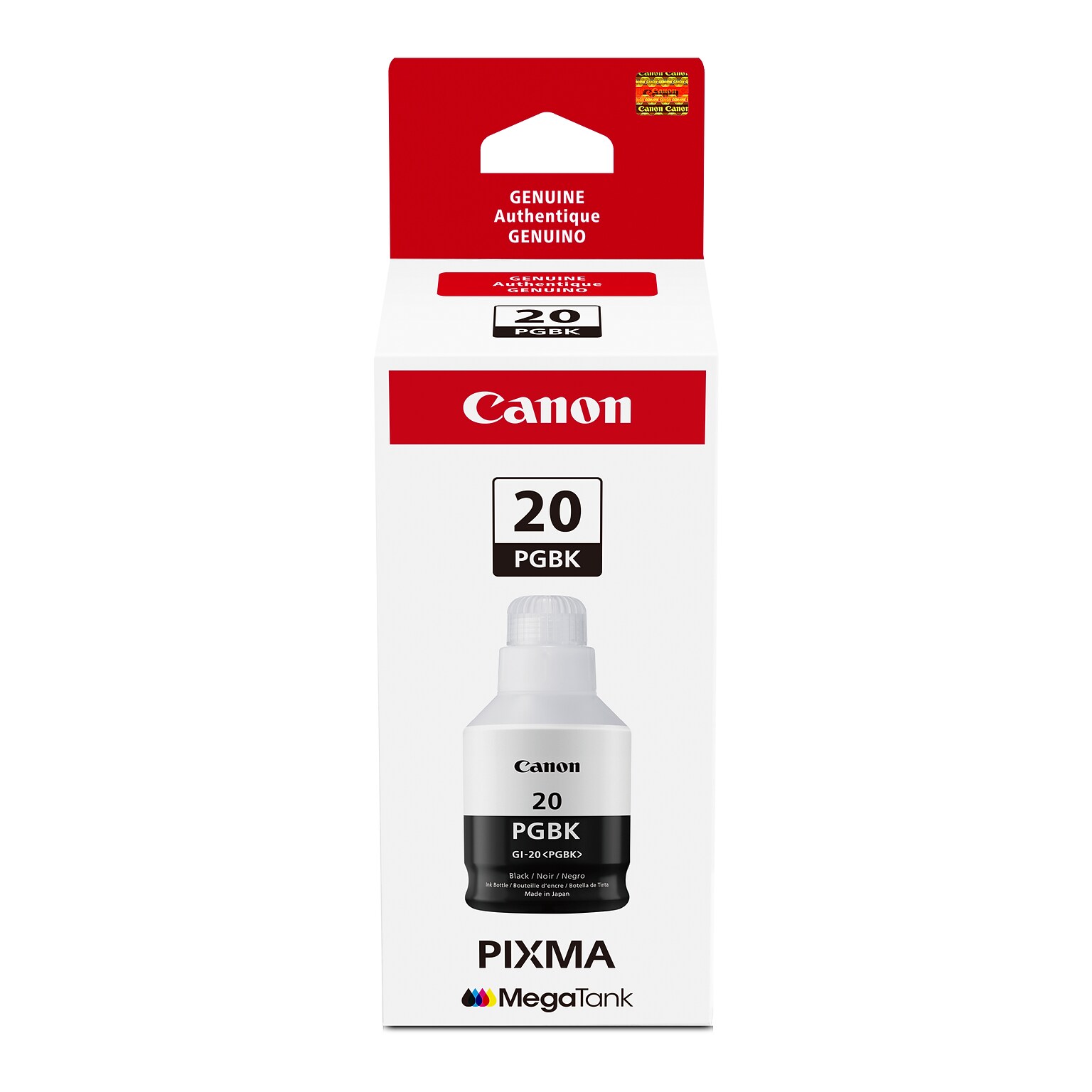 Canon GI-20 Pigment Black Standard Yield Ink Cartridge Refill (3383C001)