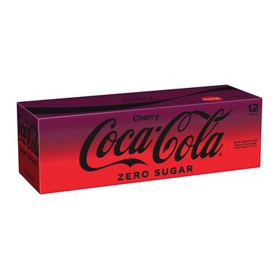 Coca-Cola Cherry Soda, 12 oz., 24/Carton (49000031034)