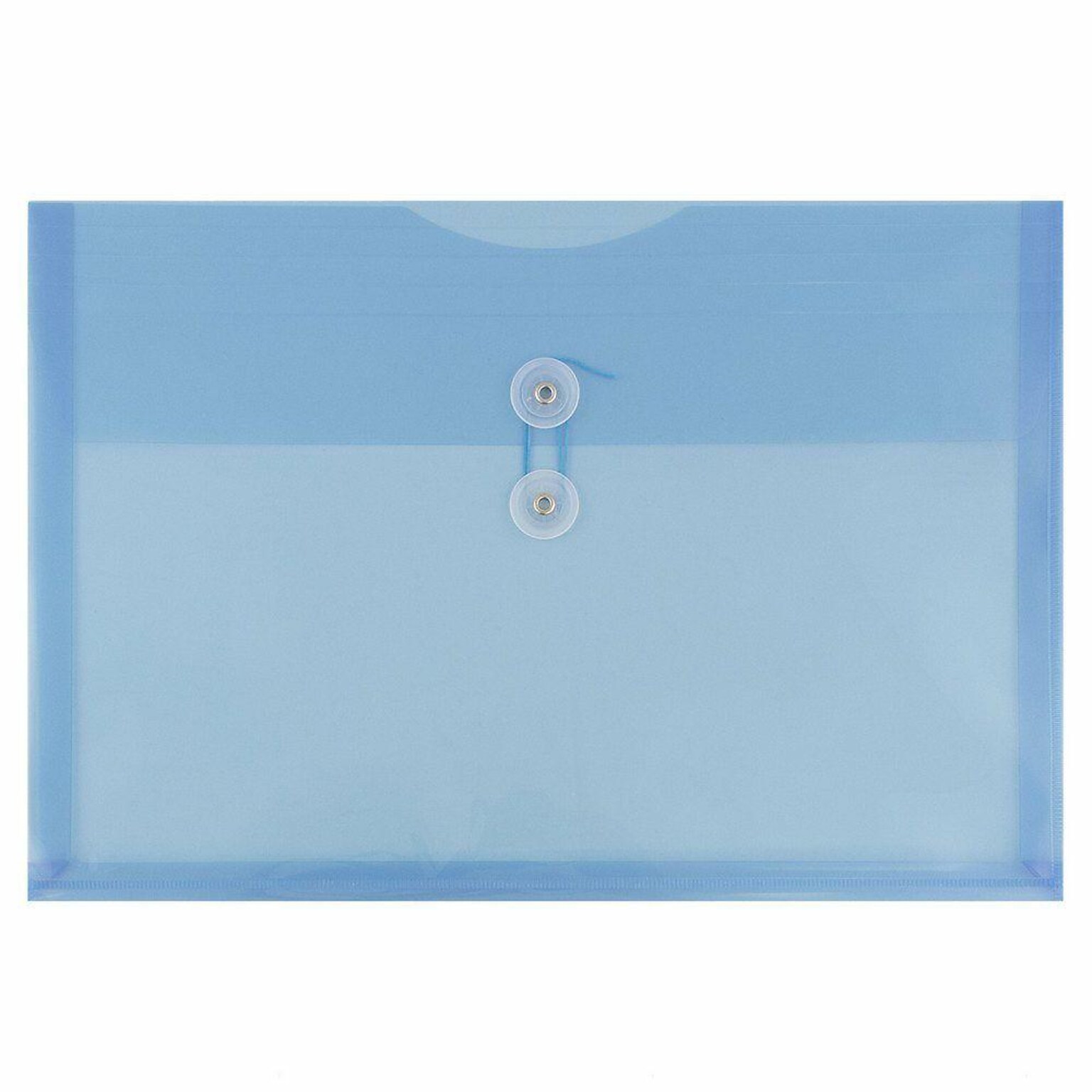 JAM Paper Premium Plastic Document File, Legal, Blue, 3/Pack (219B1BUX3)