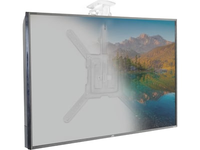 Mount-It! Tilt and Swivel Flip-down Ceiling TV Mount, 44 lbs. Max. (MI-4225WHT)