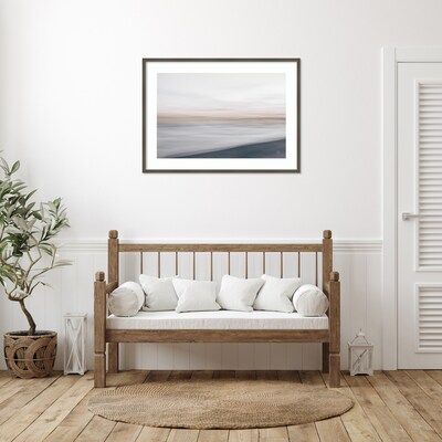 Amanti Art Waves Move Me I by Nathan Larson Wood Framed Wall Art Print, 41 x 30 (A42675534952)