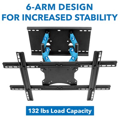 Mount-It! Articulating Wall TV Mount, 132 lbs. Max. (MI-385)