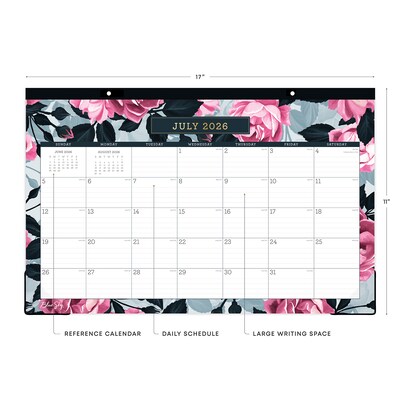 2026-2027 Blue Sky Roosevelt 11 x 17 Academic Monthly Wall Calendar, Assorted Colors (156553-A27)