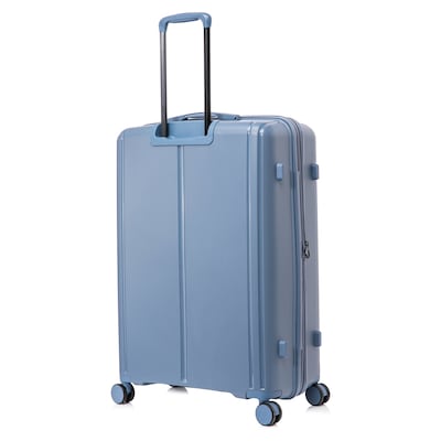 DUKAP Airley 3-Piece Hardside Spinner Luggage Set, TSA Checkpoint Friendly, Blue (DKAIRSML-BLU)