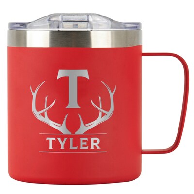 POD CAFÉ TO GO STAINLESS MUG 12 OZ