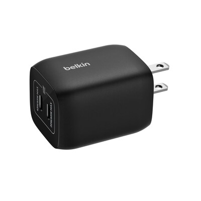 Belkin Gaming GaN USB-C Wall Charger, 65W, Black (ENA007DQBK)