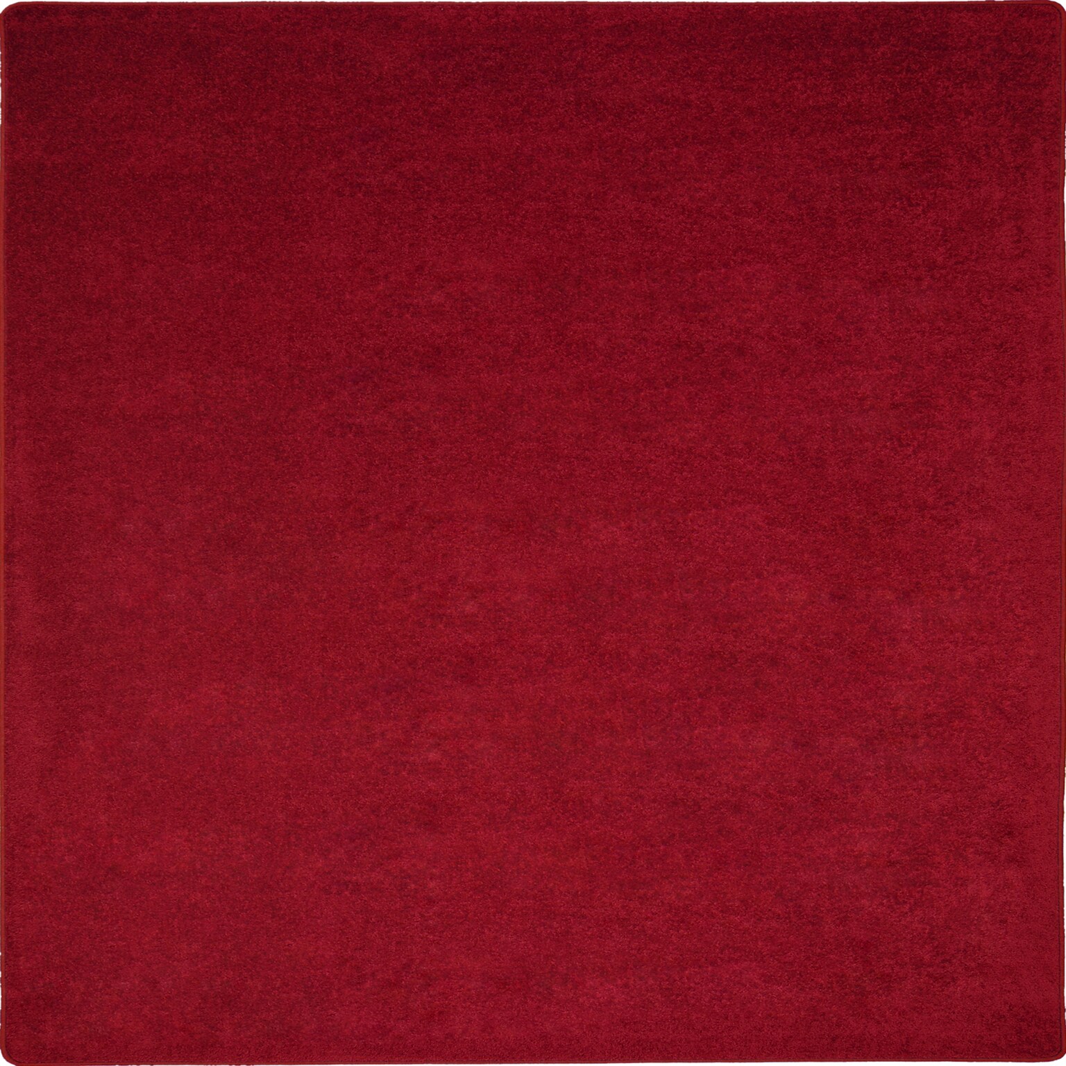 Joy Carpets Endurance Polyester 6 x 6 Machine Tufted Rug, Burgundy (80P-01)
