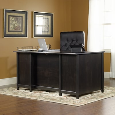 Sauder Edge Water 65W Executive Desk, Estate Black (409042)