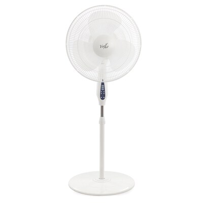 Vie Air 16" Oscillating Pedestal Fan, 3-Speed, White (938122390M)