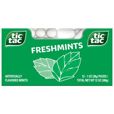 Tic Tac Freshmints, 12 Packs/Box (FEU00384)