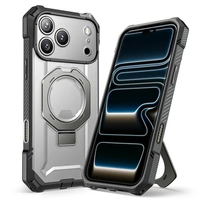 SUPCASE Unicorn Beetle Grip MagSafe Case for iPhone 17 Max, Shock Absorbing, Gray (SUP-iPhone2025Max-UBGrip-Gray)