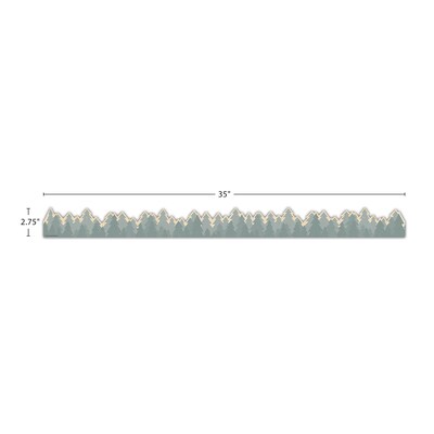 Teacher Created Resources Moving Mountains Die-Cut Border Trim, 2.75" x 2.92', Road Trip Trees, 12/Pack, 6 Packs/Bundle
