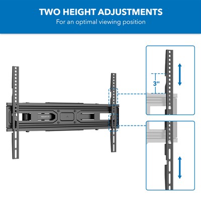 Mount-It! Full Motion TV Wall Mount, for 37" to 80" Screens, 88 lbs. Max. (MI-4112)