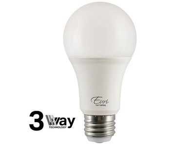 Viribright 4/8/12-Watts Daylight 3-Way LED General-Purpose Bulb, 6/Box (450104-ES)