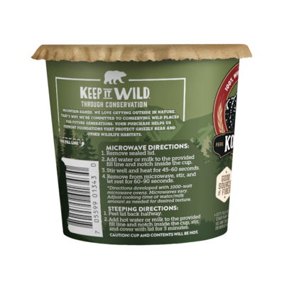 Kodiak Maple Brown Sugar Oatmeal Power Cup, 2.12 oz., 12/Carton (1344)