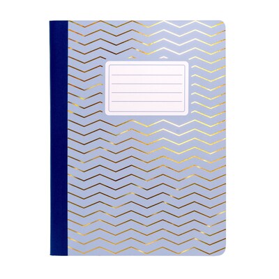 Pukka Pad Haze 1-Subject Composition Notebooks, 7" x 10", College Ruled, 140 Sheets, Assorted Colors, 3/Pack, 2 Packs/Bundle