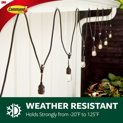 Command™ Outdoor Light Clips, Clear, 16 Clips (17017CLR-AWES)