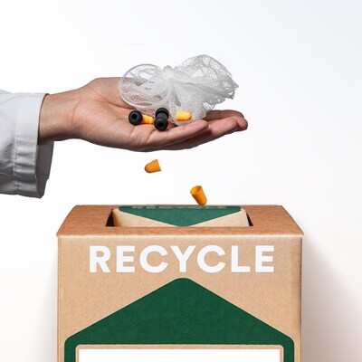 TerraCycle Cardboard Hair Nets, Beard Nets and Ear Plugs Zero Waste Box, 36 Gallon, Natural Kraft (CS46-L)