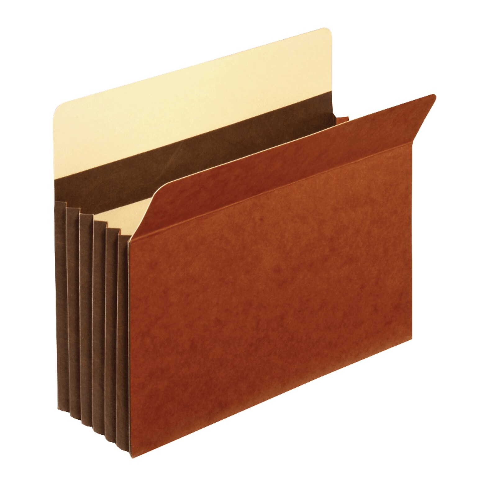 Pendaflex 10% Recycled Heavy Duty Reinforced File Pocket, 5 1/4 Expansion, Letter Size, Brown, 10/Box (C1534GHD)