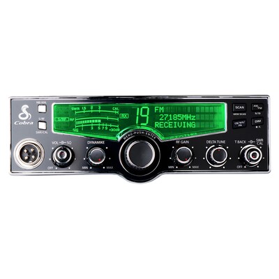 Cobra 40-Channel AM/FM NOAA Weatherband 29 LX CB Radio with 4-Color LCD Display, Black (CCBP29LX01)