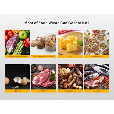 Nagual NA2 0.66 Gallon Indoor Kitchen Smart Electric Composter, Gray (B0D22PN4ZJ)