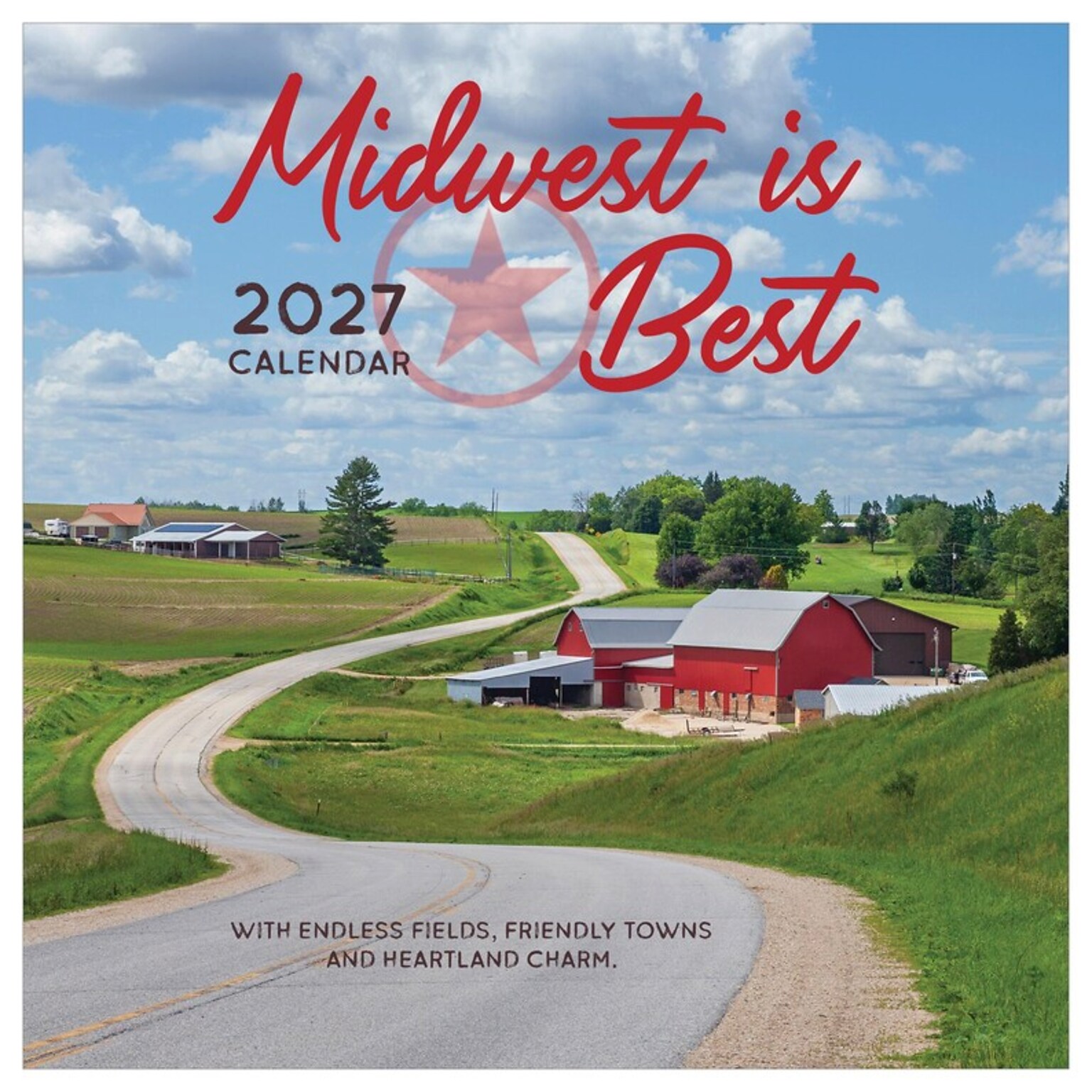 2027 TF Publishing Midwest Is Best 11 x 12 Monthly Wall Calendar, Multicolored (27-1047)