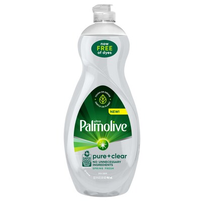 Palmolive Ultra Pure + Clear Liquid Dish Soap, Clean, 32.5 oz. (US04272A)