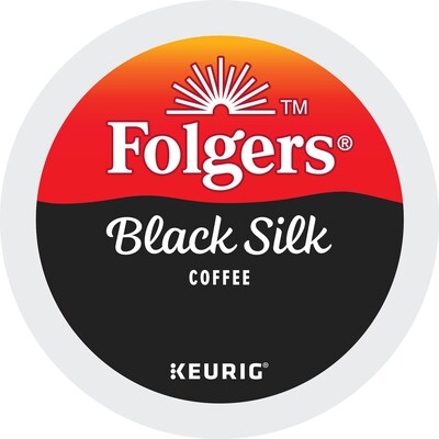 Folgers Black Silk Coffee Keurig® K-Cup® Pods, Dark Roast, 24/Box (6662)