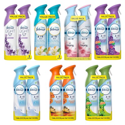 Buy 1 Febreze Air Freshener Spray Twin Pack, Get One 50% Off