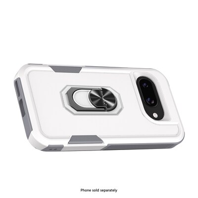 SaharaCase Raider Series Phone Case for Google Pixel 9a, Shock Absorbing, Fossil White (CP00794)