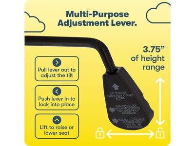 Serta Garret Ergonomic Bonded Leather Swivel Executive Chair, Space Black (43520E)