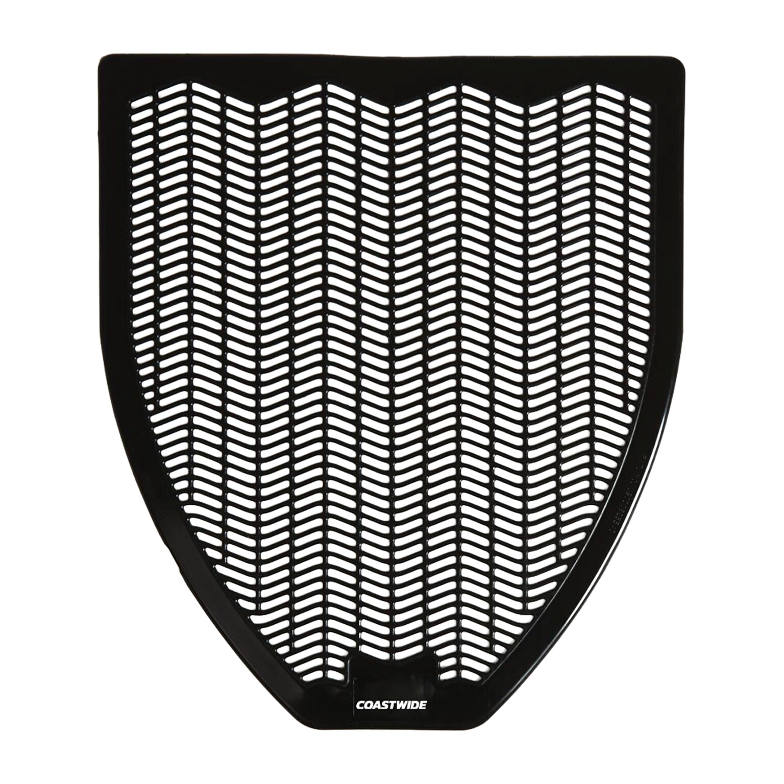 Coastwide Professional™ Urinal Floor Mat, 17.5 x 20.5, Black, 6/Carton (CW24767)
