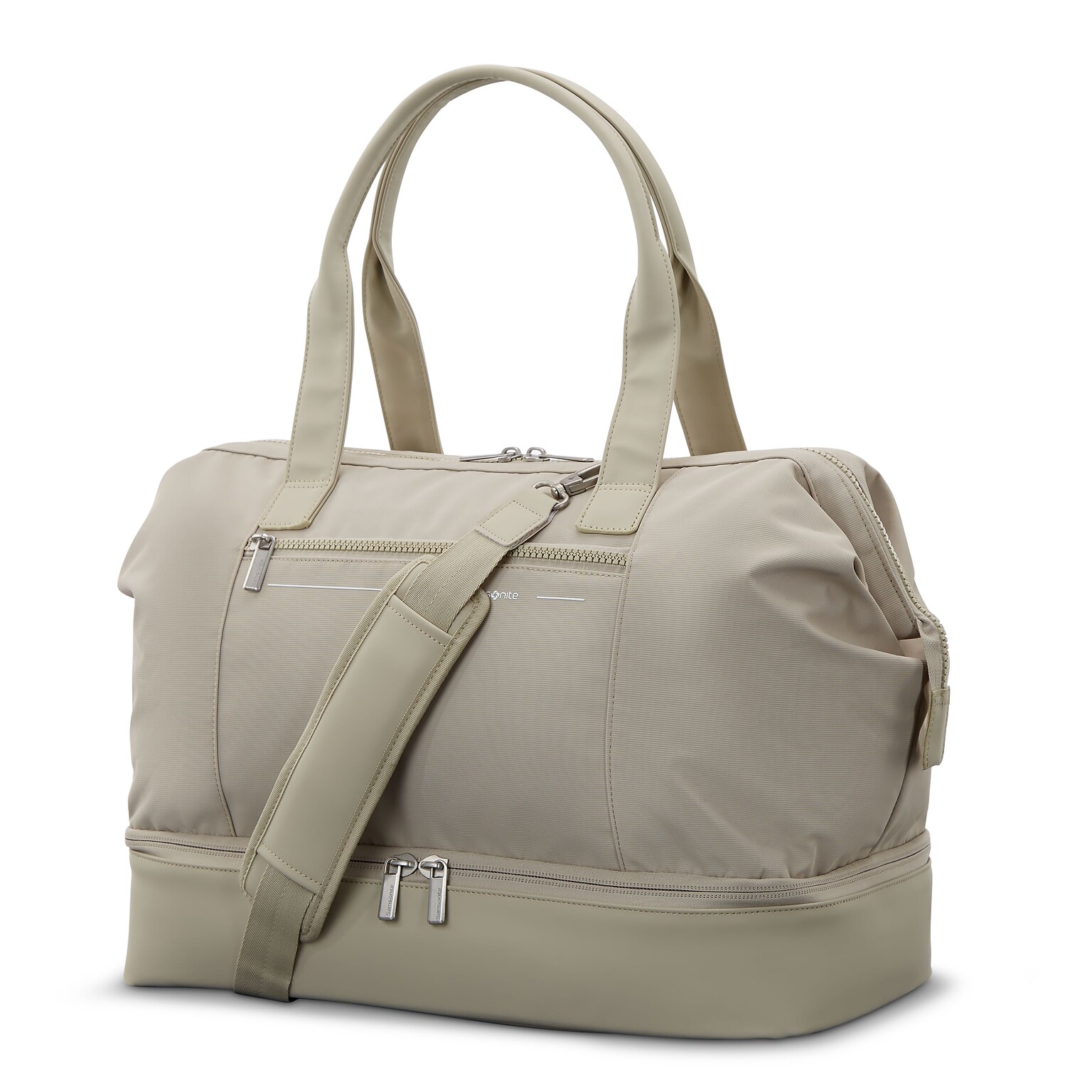 Samsonite Better Than Basics Weekender Duffel, Limestone Grey (151758-D733)