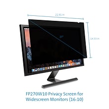 Kensington Anti-Glare Reversible Privacy Screen for 27 Widescreen Monitor, 16:10 (K52128WW)