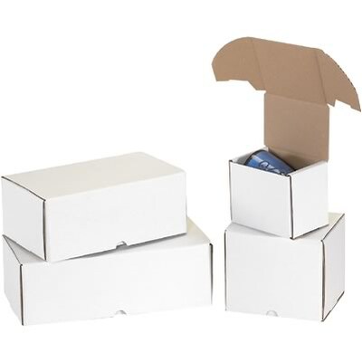 Outside Tuck Mailers; White, 25/Bundle, 600/Bale, 9-1/2Lx8Wx8D(H)