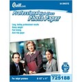 Quill Brand® Premium Photo Paper for Inkjet Printers; 8.5 x 11, Glossy, 50 Sheets Per Pack