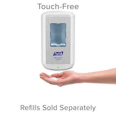 PURELL CS 8 Automatic Wall Mounted Hand Soap Dispenser, White (7830-01)