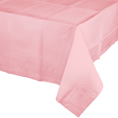 Creative Converting Touch of Color Paper Tablecloth, Classic Pink, 6/Pack (710129)