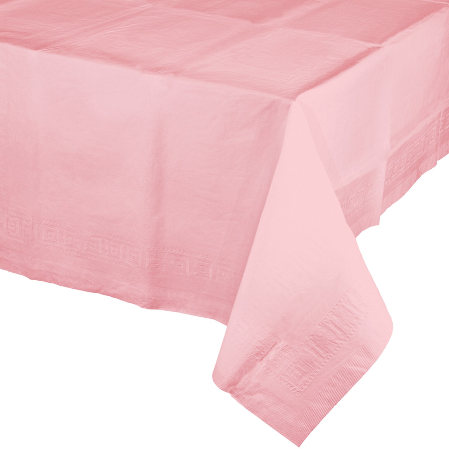 Creative Converting Touch of Color Paper Tablecloth, Classic Pink, 6/Pack (710129)