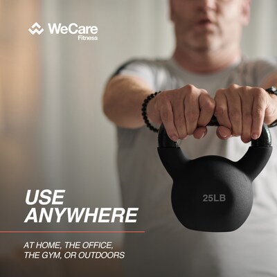 WeCare Fitness Kettlebell, 35 LB Cast Iron (WFN100018)