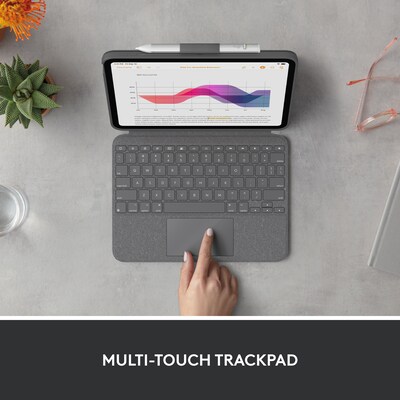 Logitech Combo Touch Backlit Keyboard Case for Apple 10.9" iPad 10th Gen (920-011433)