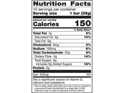 Nature Valley Chocolate Chip Soft-Baked Muffin Bar, 1.24 oz., Dozen (20667000)