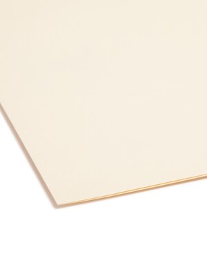 Smead Card Stock Classification Folders, Reinforced 2/5-Cut Tab, Letter Size, Manila, 50/Box (14580)