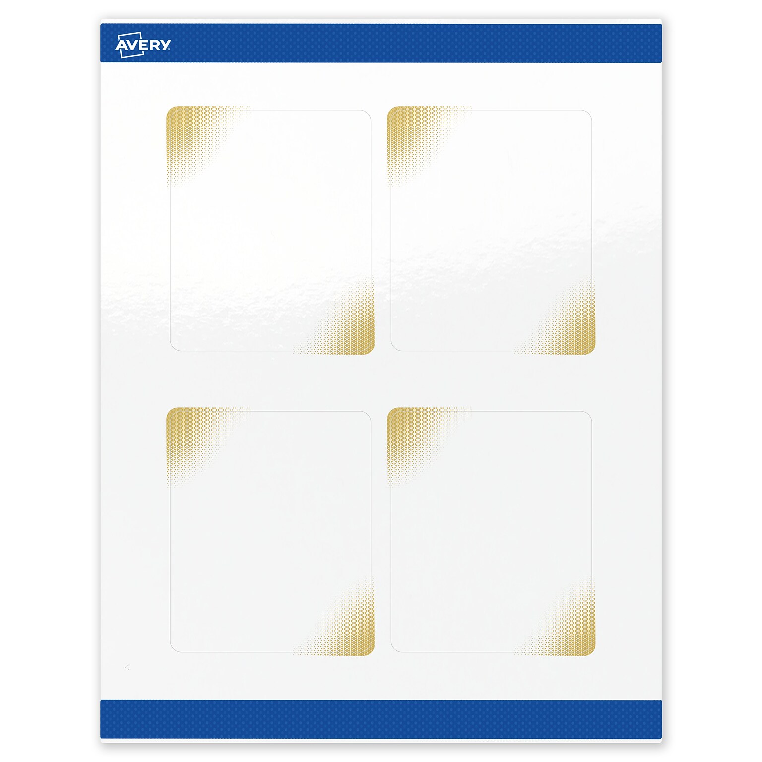 Avery Laser/Inkjet Rectangle Multipurpose Labels, 4 x 3-1/3, White, 40/Pack (S00-EWD)